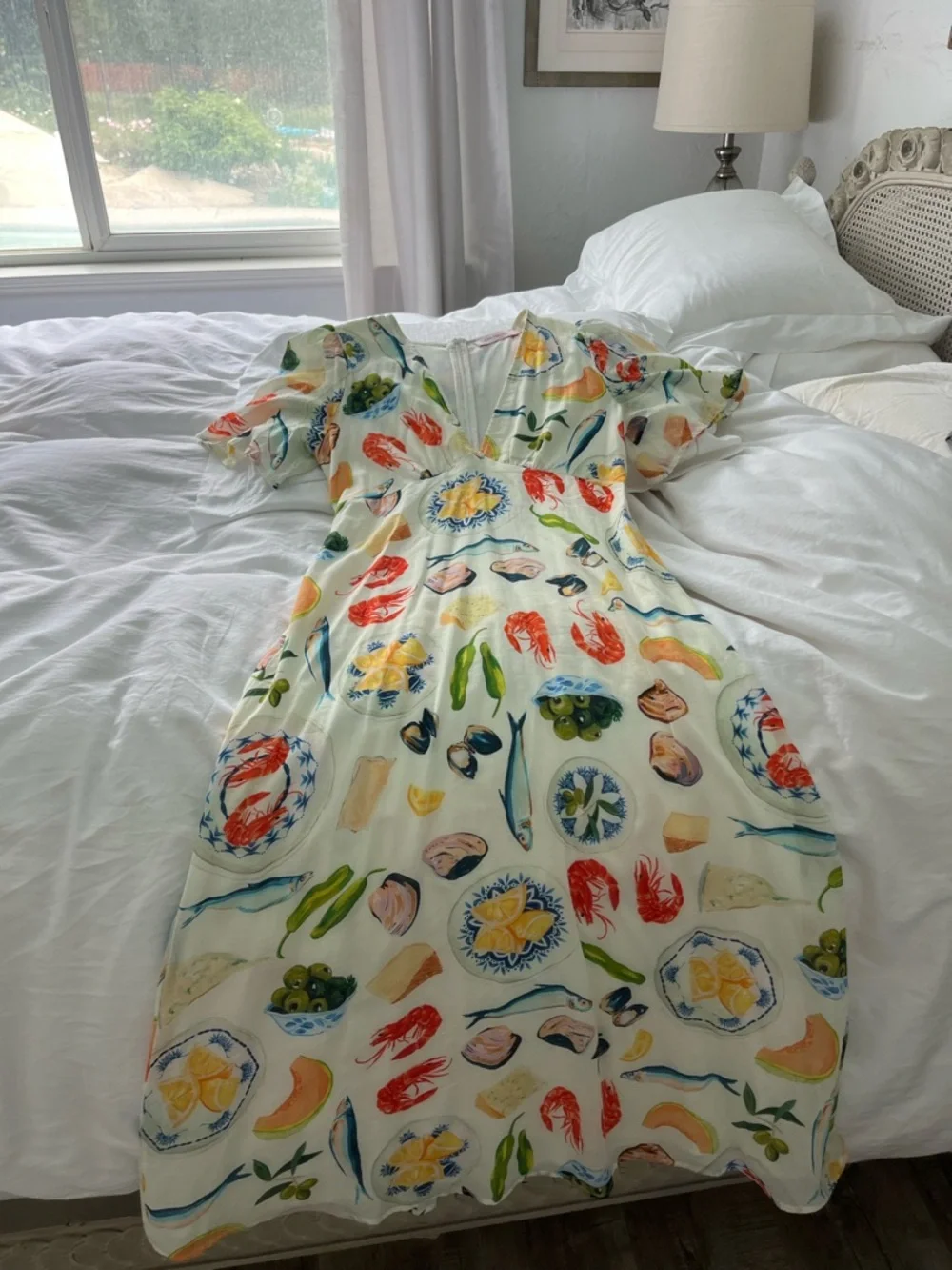 Lisa Says Gah Grace Tapas White Maxi Dress - Picture 4 of 5